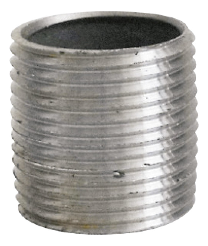 NIPLE ELECTRO-GALVANIZADO 1"X6" NPT CED. 40