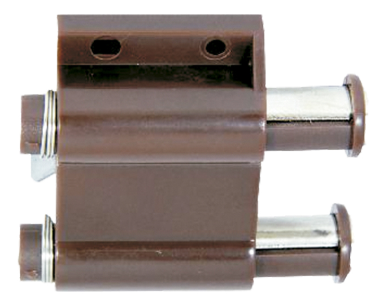 CERRADURA CON IMAN 34X29MM NEGRA MPC907SBK (2 pz