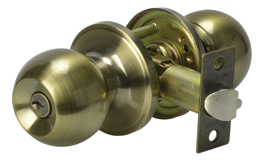 CERRADURA DE POMO MECANISMO TUBULAR PARA BAÑO/DORADO