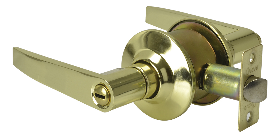 Cerradura Manija Cilíndrica para Baño Dorado