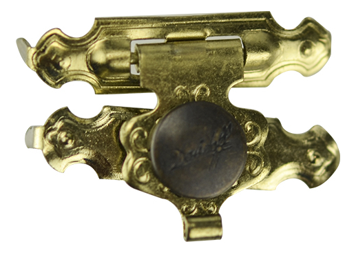 Cerradura Pequeña 33x21mm Recubierto Oro 10 Piezas