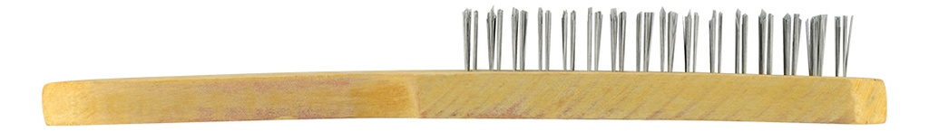 Cepillo Alambre 5x15 283mm Mango Madera Grande