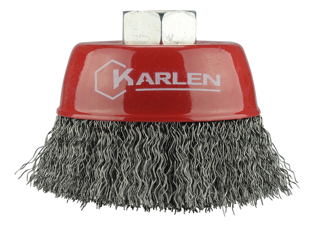 Cepillo Copa Galvanizado 75mm M14x2
