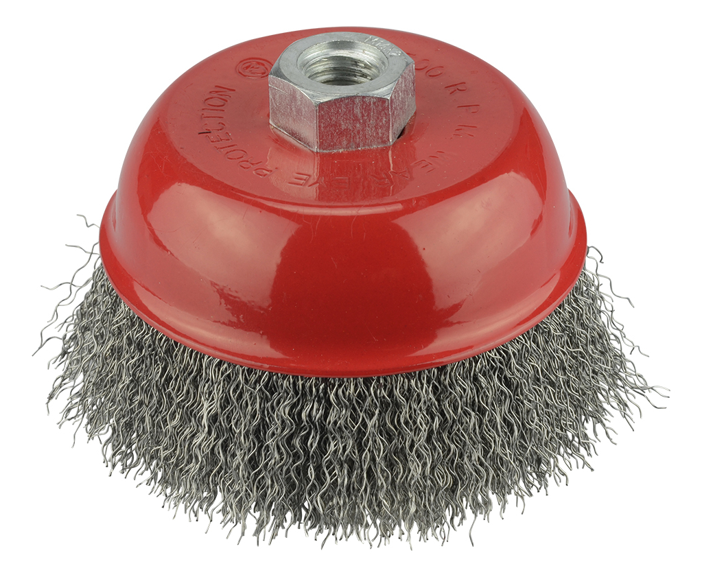 Cepillo Copa Galvanizado 100mm M14x2