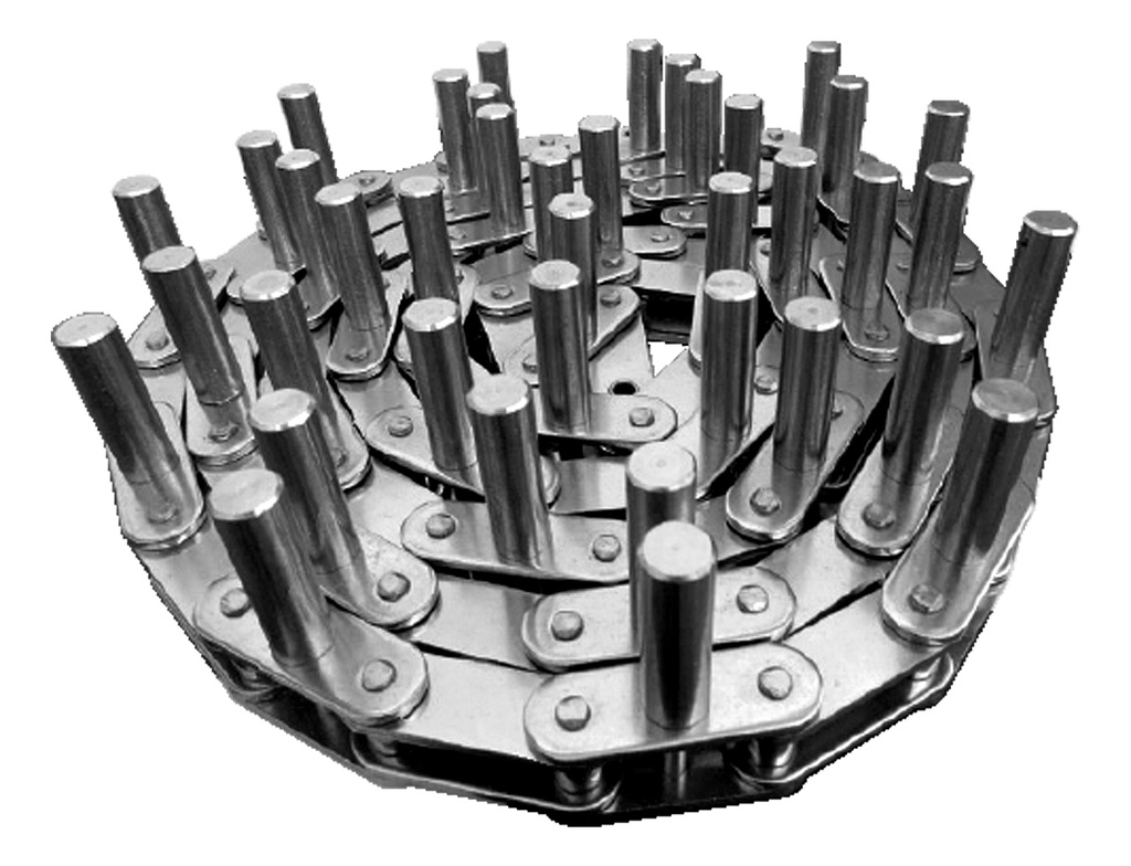 CADENA DE RODILLOS REFORZADA INOXIDABLE CON PIN 3.05M 2060H