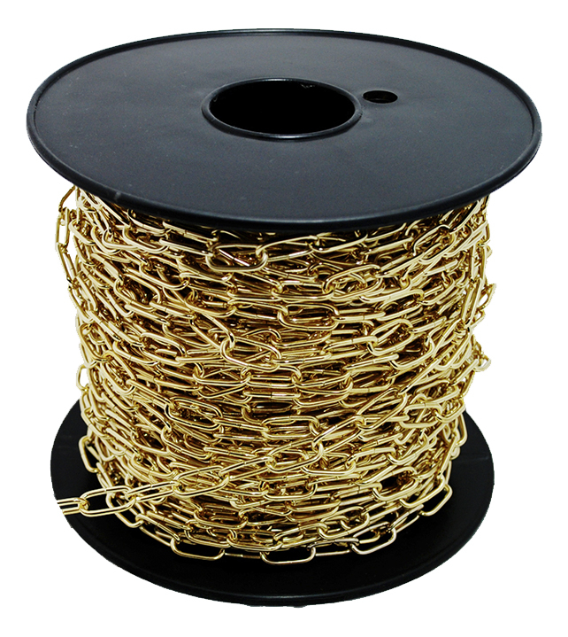 CADENA DECORATIVA 3X17X42MM C3002 LATON. 50MT
