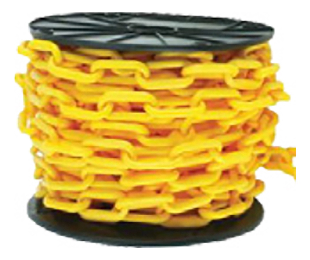 CADENA DE PLASTICO AMARILLA 1.2MMX80MT