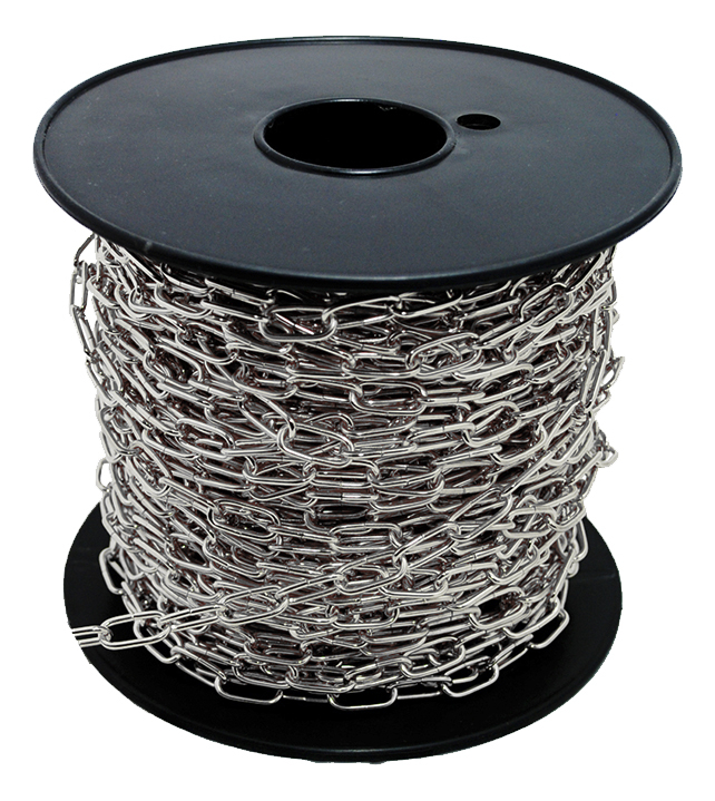 [GM-14CADENA268CC] Cadena Decorativa 3x12x23mm Niquelado 50m