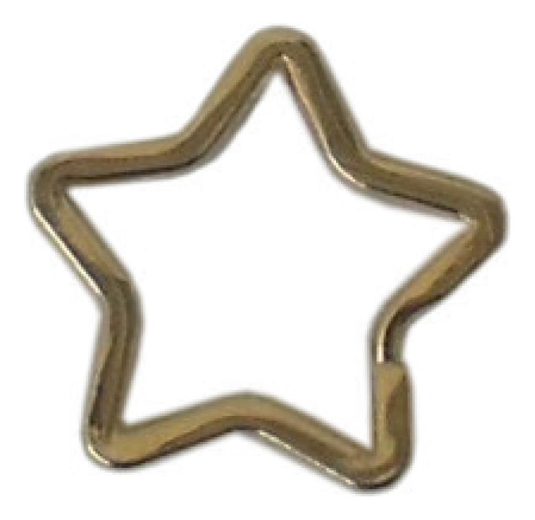 Argolla Para Llavero Estrella