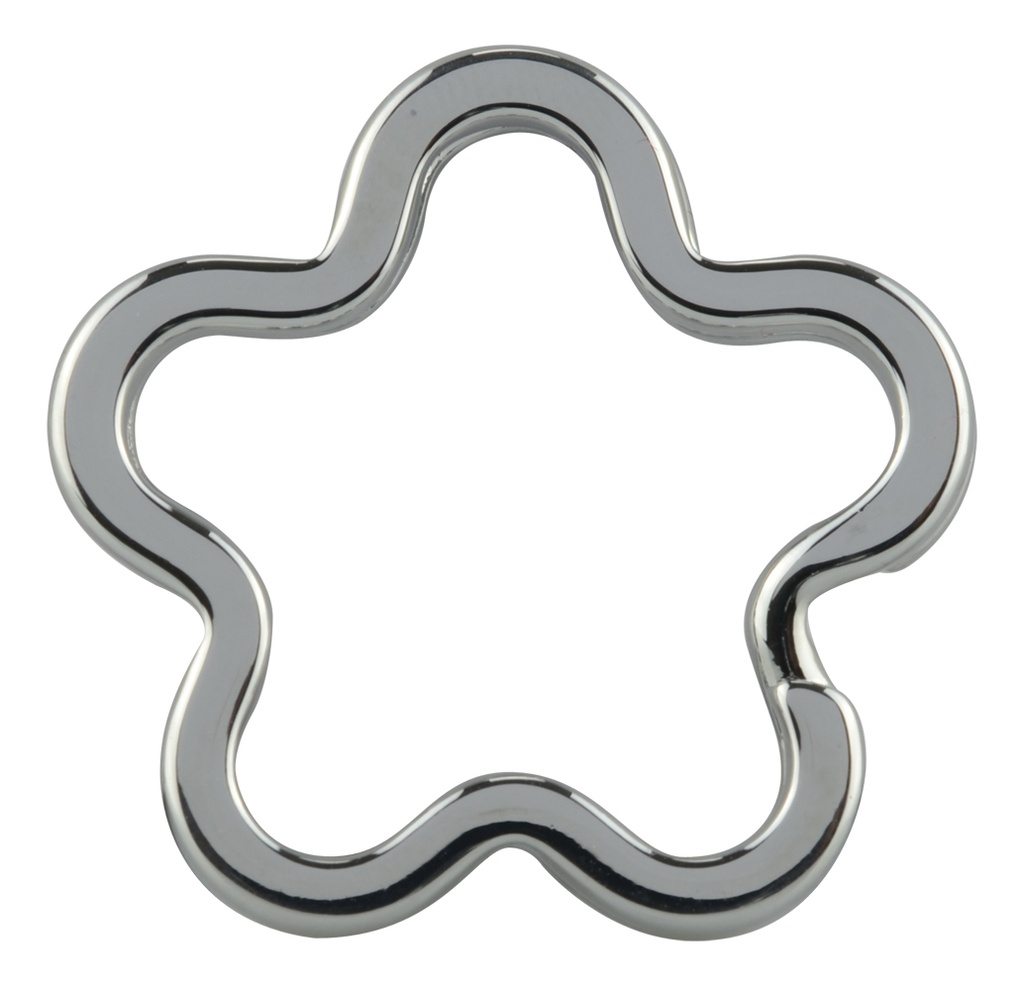 Argolla para Llavero Flor