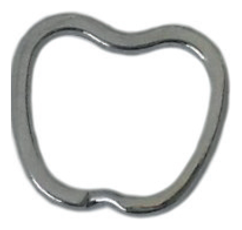[GM-14ARGOLL013CH] Argolla Para Llavero Manzana