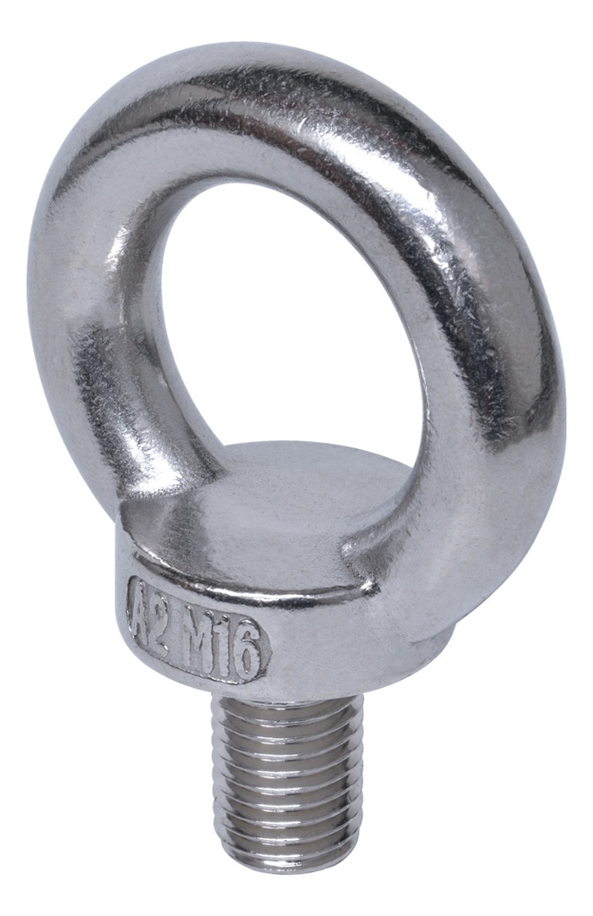 Argolla con Tornillo Inoxidable SS304 16mm DIN580