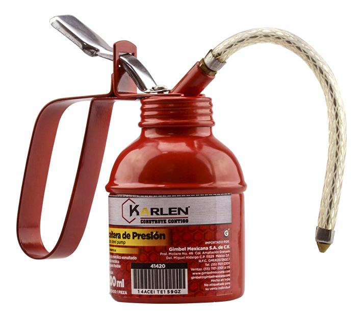 ACEITERA DE PRESION FLEXIBLE 200ML 41420
