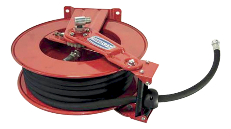 CARRETE CON MANGUERA PARA GRASA 1/4"X10MT 9090+4510