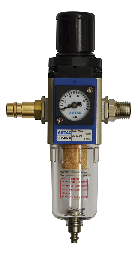 Regulador Presion Aire Con Man Metro Conexi N R Pida N0.7180