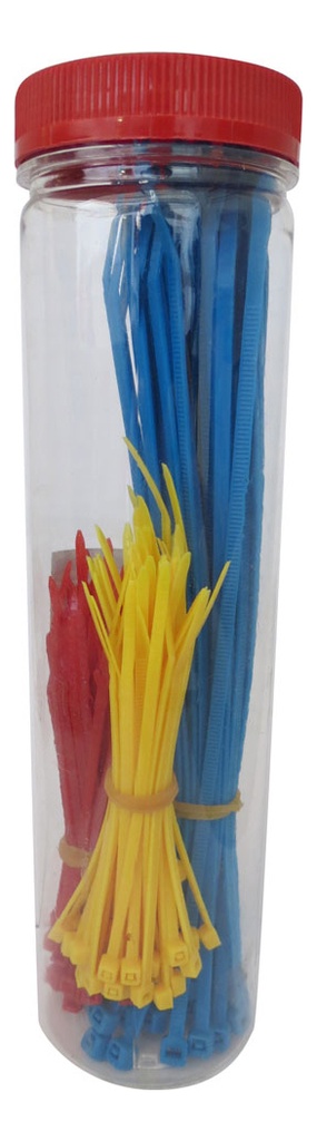 Cintas para Atar 100x2.5/200x3.5mm Tubo 150 Piezas