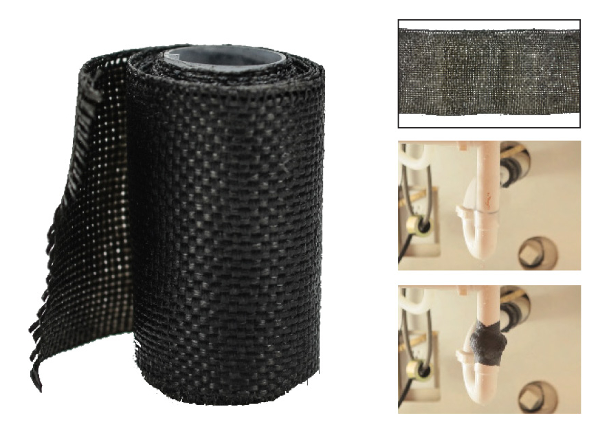 Cinta para Reparar Tubería 5cmx125cm Negra