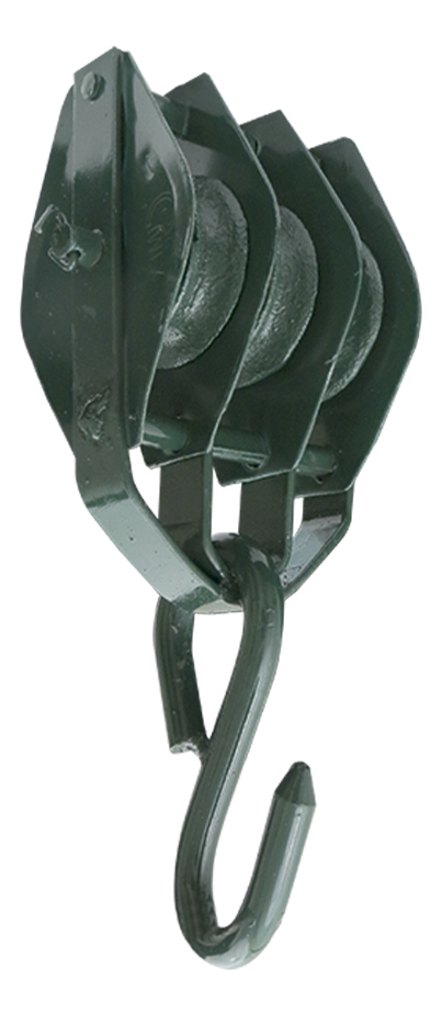[GM-14GARRUC190SM] Garrucha Triple para Cable Manila 3-6 para Aparejo