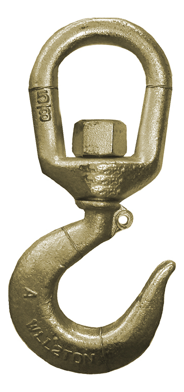 [GM-14GANCHO100CH] Gancho de Eslinga Giratorio 1 TON para Izaje Industrial