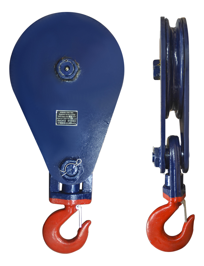 [GM-14GANCHO118CH] Polea con Gancho de Eslinga Patesca 18" 15 TON B1509