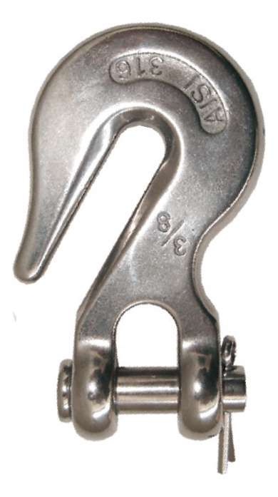 [GM-14GANCHO162CH] Gancho de Eslinga Inoxidable SS316 11mm 775 kg MS para Marino