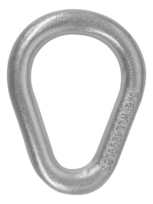 [GM-14ESLABO142CH] Eslabón Tipo Pera Sin Soldar 5/8" Galvanizado para Exterior y Marino