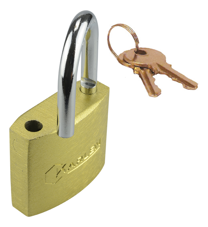 [GM-14CANDAD003CH] CANDADO DE ACERO LATONADO 60MM CORTO SS04C60