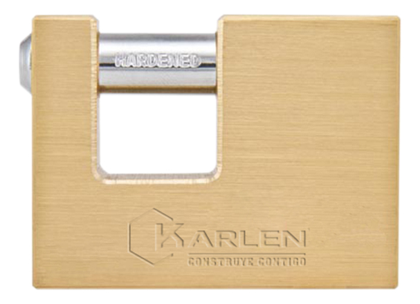 Candado Latón Rectangular 90mm SSBR90