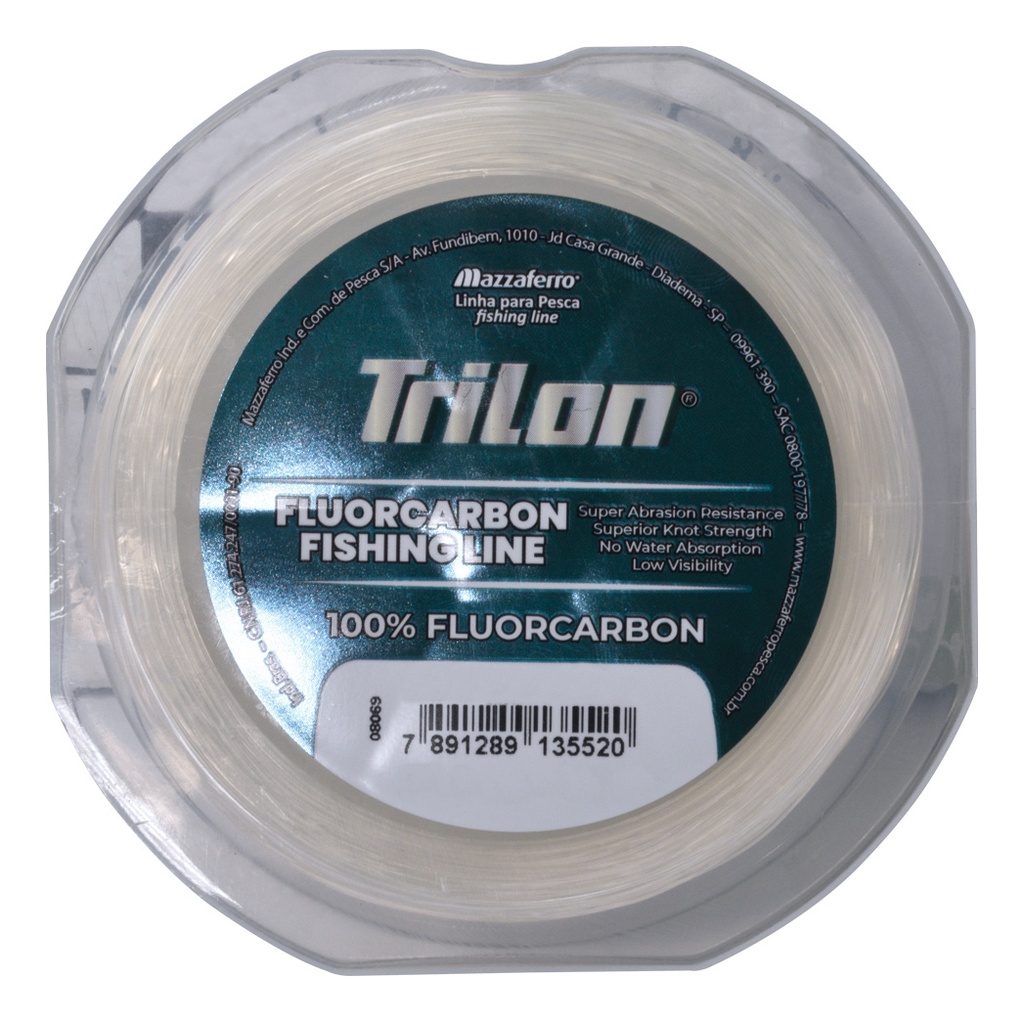 [GM-15HILONY132MA] HILO DE PESCA TRILON LEADER LINE - FLUOROCARBON 100M - MM: 0.52 BLANCO