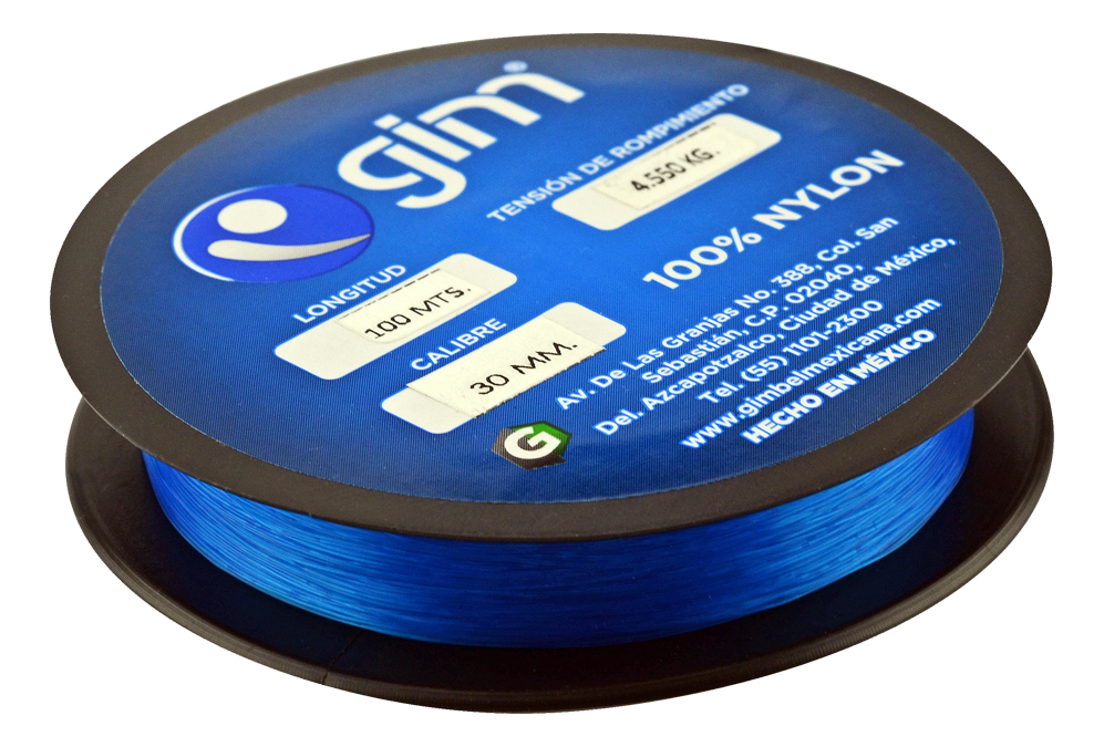 [GM-15HILONY550SM] Hilo de Pesca Nylon 1.20mm 100m Azul