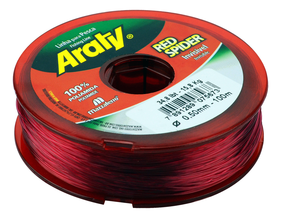 HILO DE PESCA RED SPIDER "ARATY" 100M .30MM