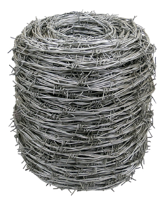 [GM-14ALAMBR142SM] Alambre de Púas Galvanizado 12.5x360m 34kg No.34K
