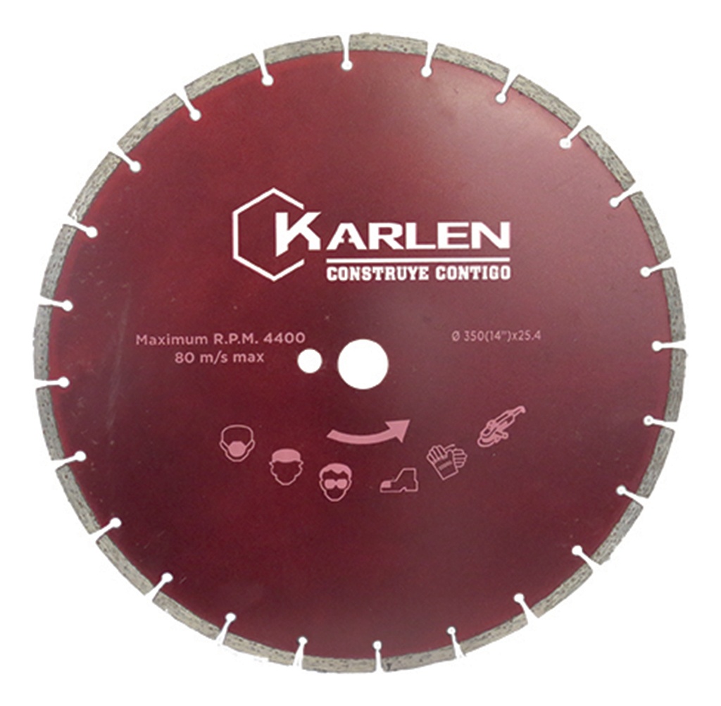 SIERRA CIRCULAR DE DIAMANTE 400X25.4X4X8MM 28D