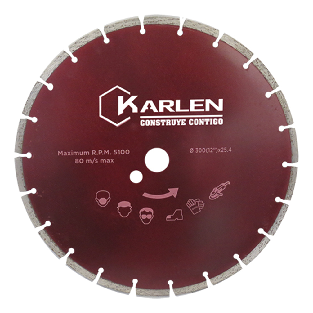 SIERRA CIRCULAR PARA ASFALTO 14" 350X25.4X3.2MM 24D