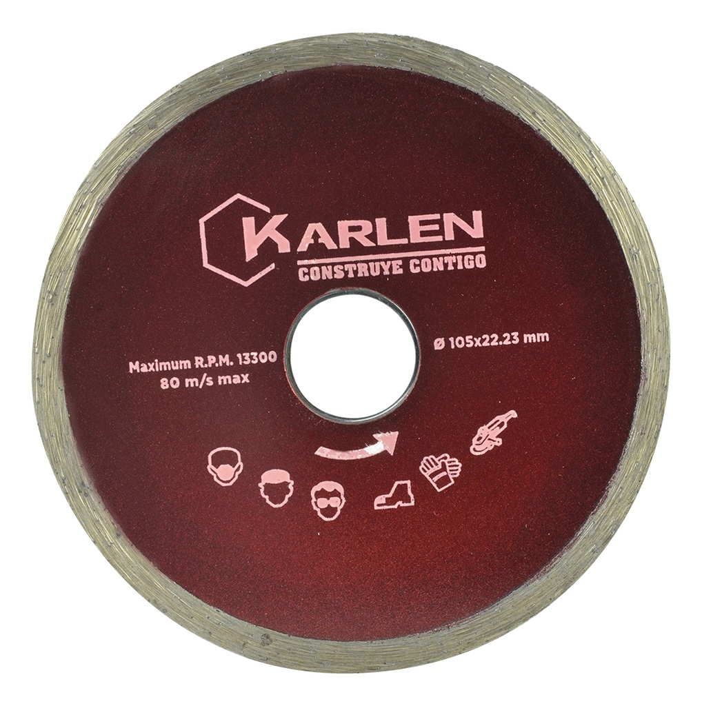 SIERRA CIRCULAR DE DIAMANTE COMERCIAL 105/RIM