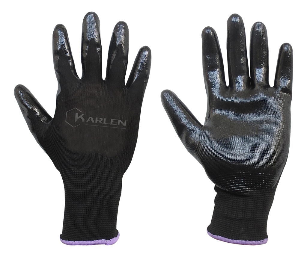 GUANTES RECUBIERTOS DE NITRILO T-MED MOD.9