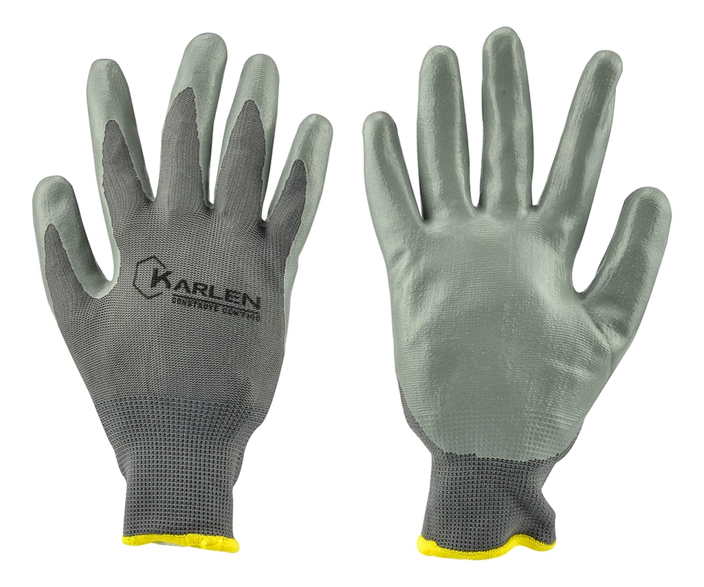 GUANTES RECUBIERTOS DE NITRILO GDE N-120G