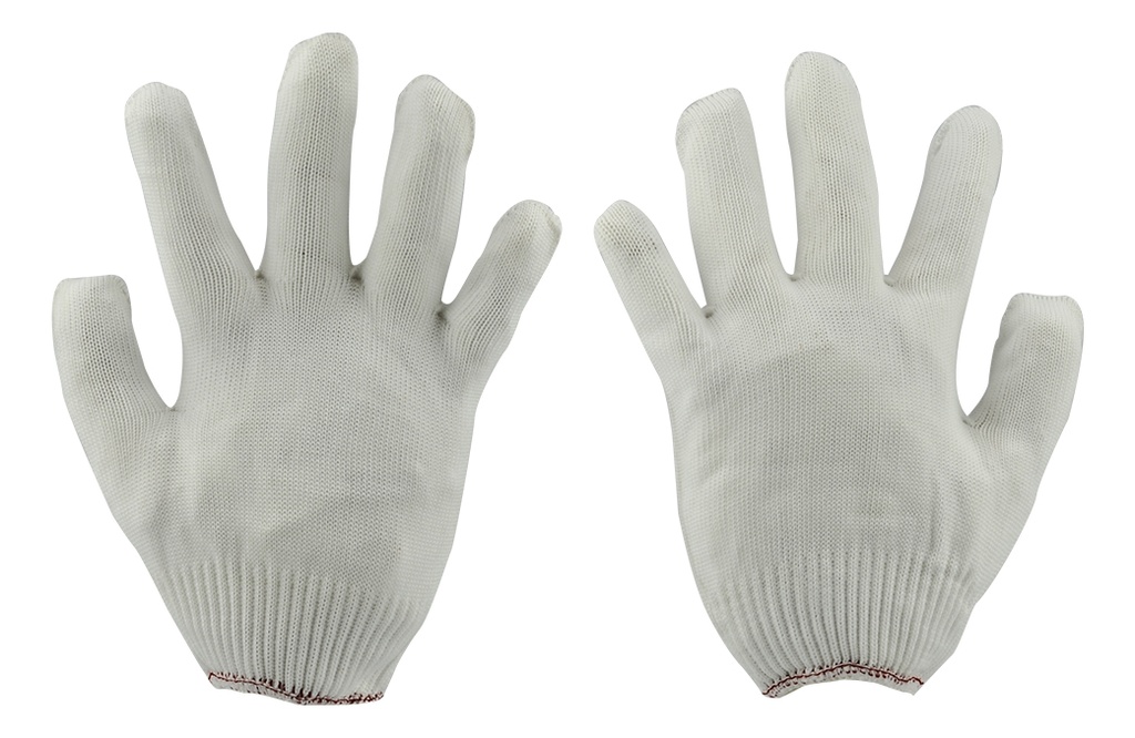 GUANTE JAPONES POLIESTER GDE. RIBETE BLANCO 223LQ