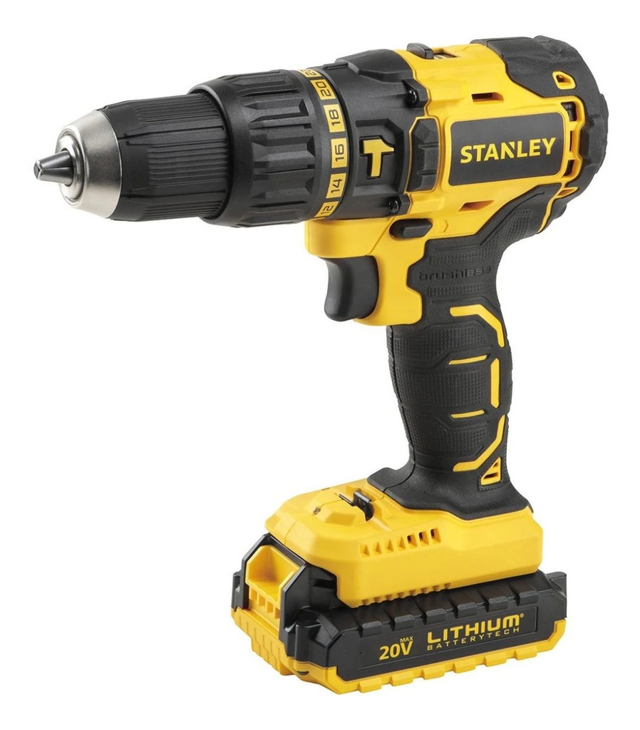 Rotomartillo Stanley Sbh20s2k Inalámbrico 1/2pul 1700rpm 20v