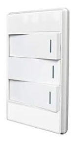 Placa C/3 Apag Esc Venecia Bco Adr4006 