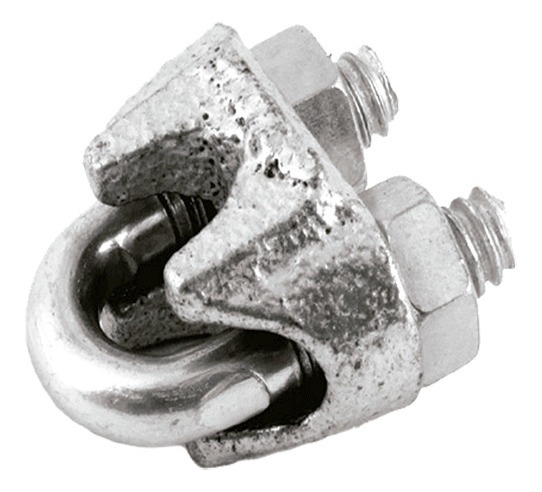 Nudo para Cable 1/4" Toolcraft TC0953 Galvanizado