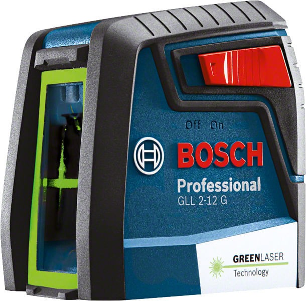 Nivel Láser Bosch Gll 2-12 De Líneas Cruzadas 12m 1/4 PuLG