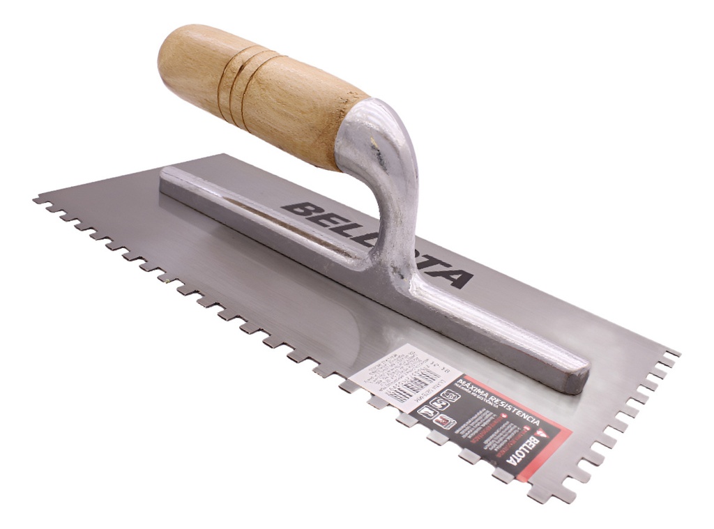 Llana Dentada Mango Madera 75876 Bellota