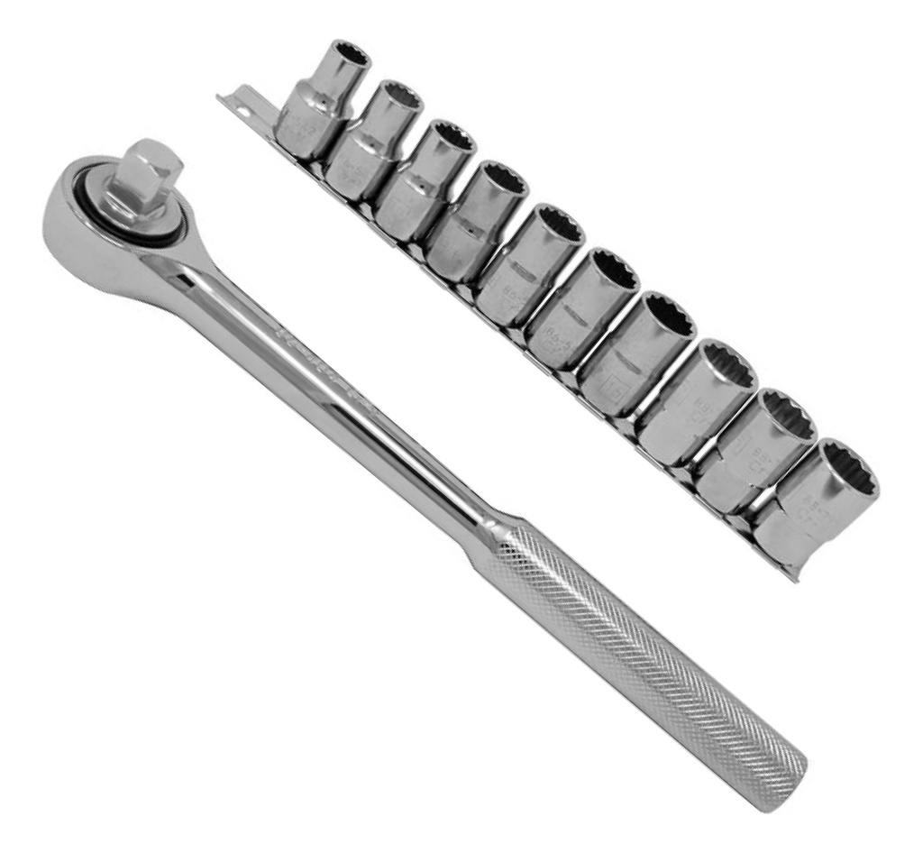 Juego De Dados 1-2 Mm 86734 Stanley