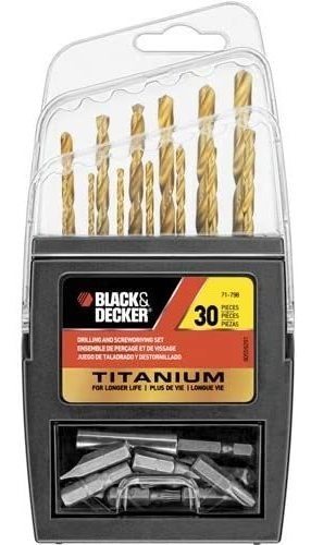 Jgo Puntas Y Brocas 30pzas 71798 Black & Decker