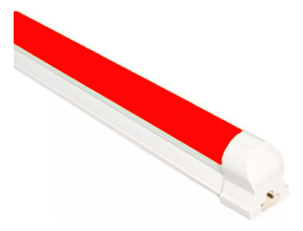 Lum Led T8 C/base Int Abs Cob Mate Rojo 21w Adr8629 Adir