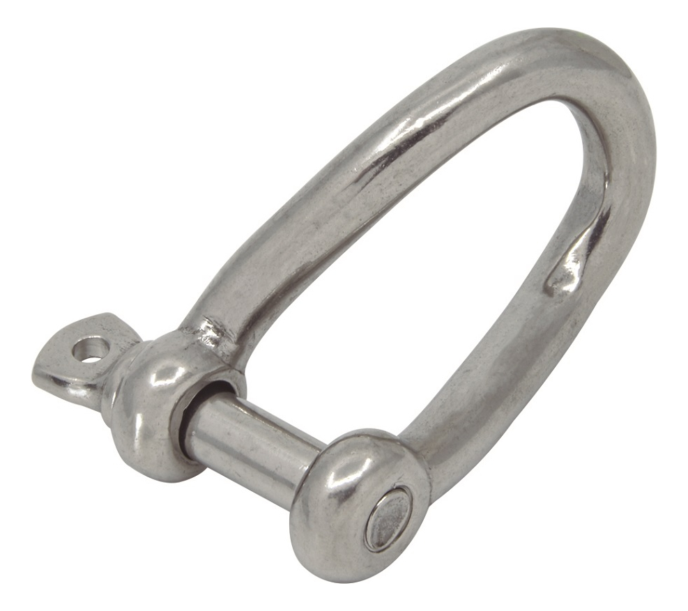 GRILLETE REVIRADO ACERO INOXIDABLE 6MM 316 6X12X36MM