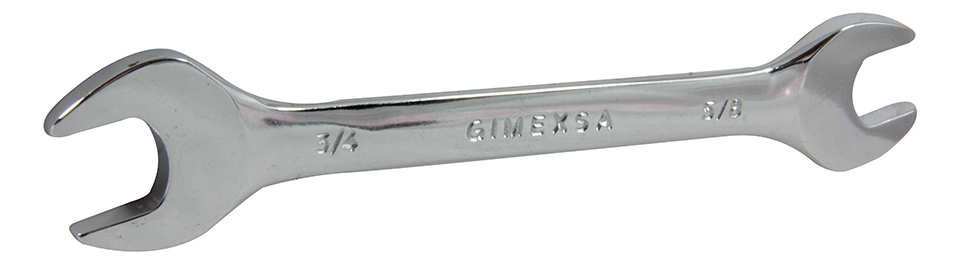 LLAVE ESPAÑOLA MILIMETRICA 17X19MM GALVANIZADA