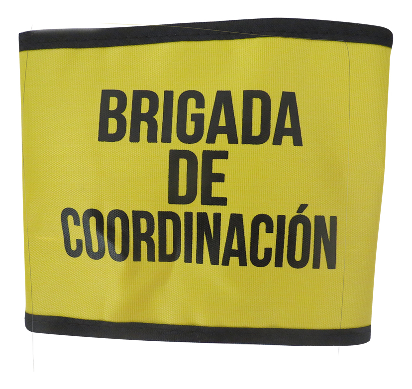 [GM-14SEGURI010SM] BRAZALETE BRIGADISTA AMARILLO COORDINACI N