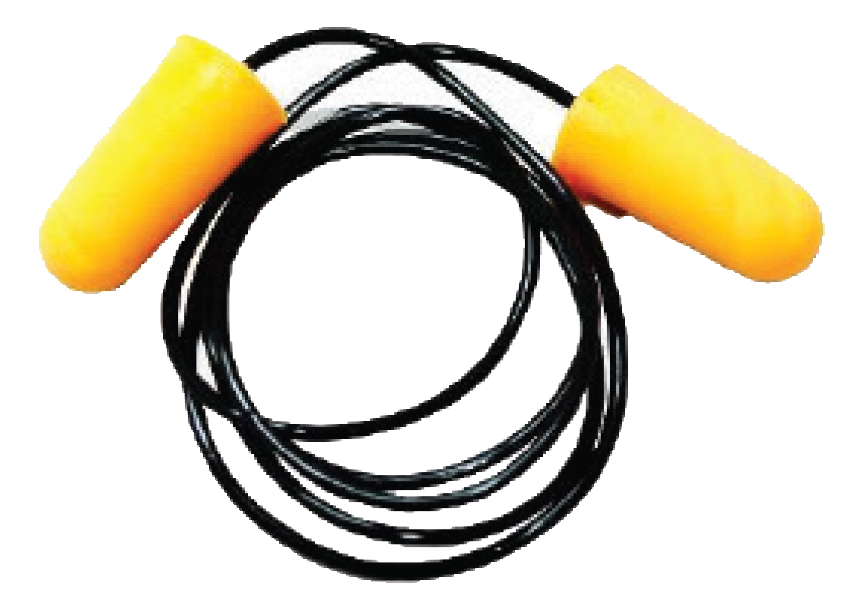 TAPON AUDITIVO TIPO ESPONJA CON CORDON (100 PARES)